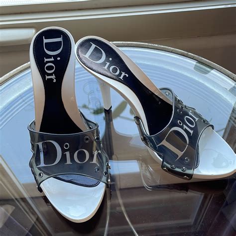 dior jelly mules